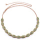 42" Oval Diamante with Green AB Rhinestones Waist Chain Belts for Women Fashion Accessory